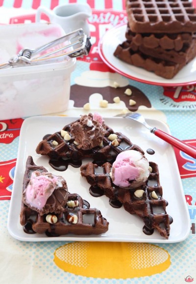 Çikolatalı Waffle Tarifi