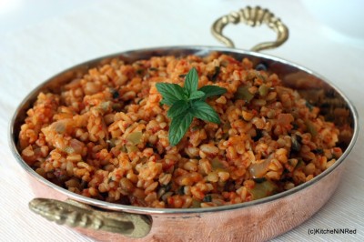 Maş Fasulyeli Bulgur Pilavı Tarifi