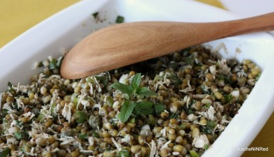 Tavuklu Maş Fasulyesi Salatası Tarifi