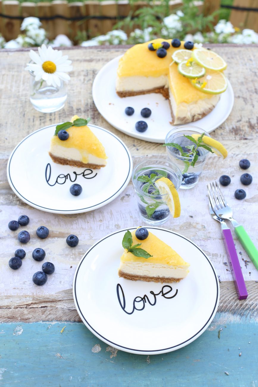 Limonlu Light Cheesecake